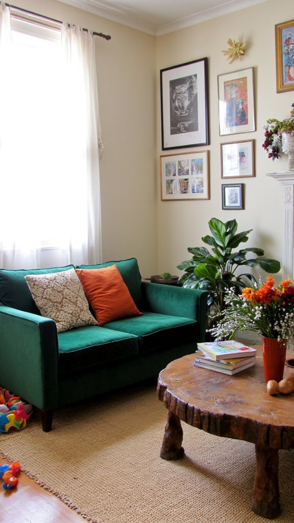 stylish family friendly decor