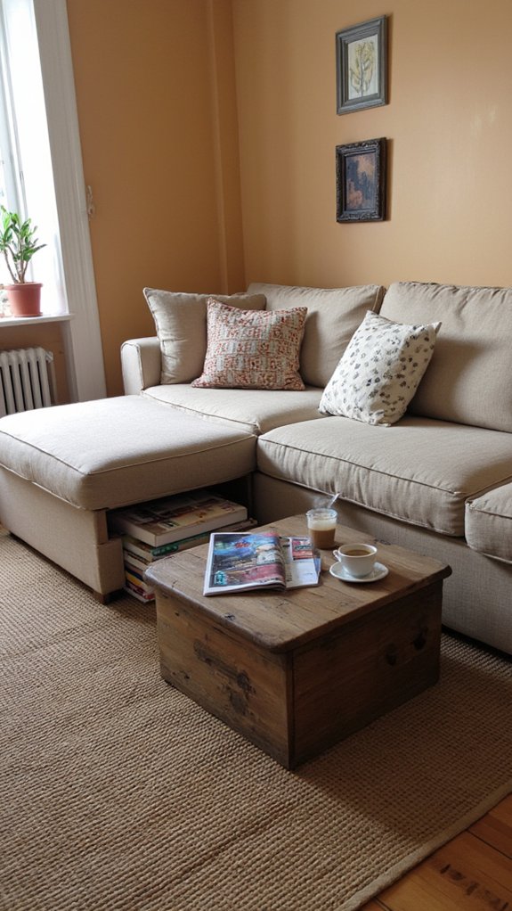 stylish modular sofas storage