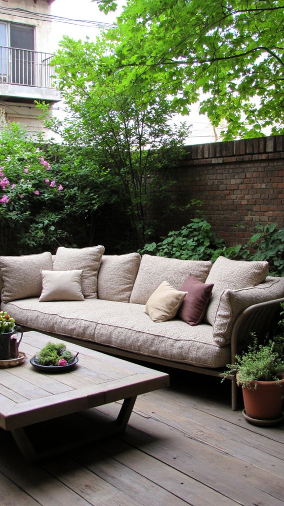 stylish outdoor sofa oasis