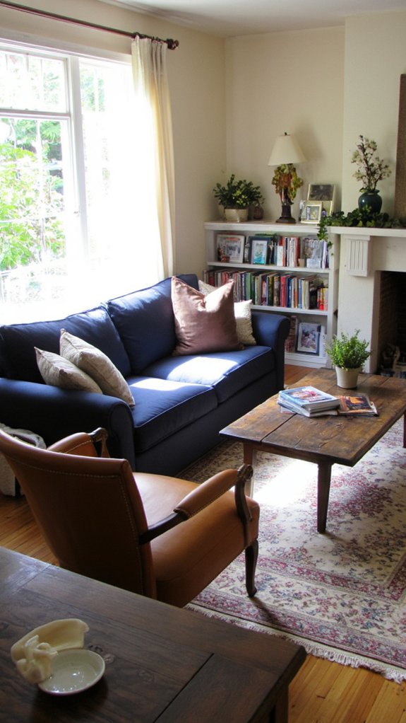 stylish sectional and accent chairs