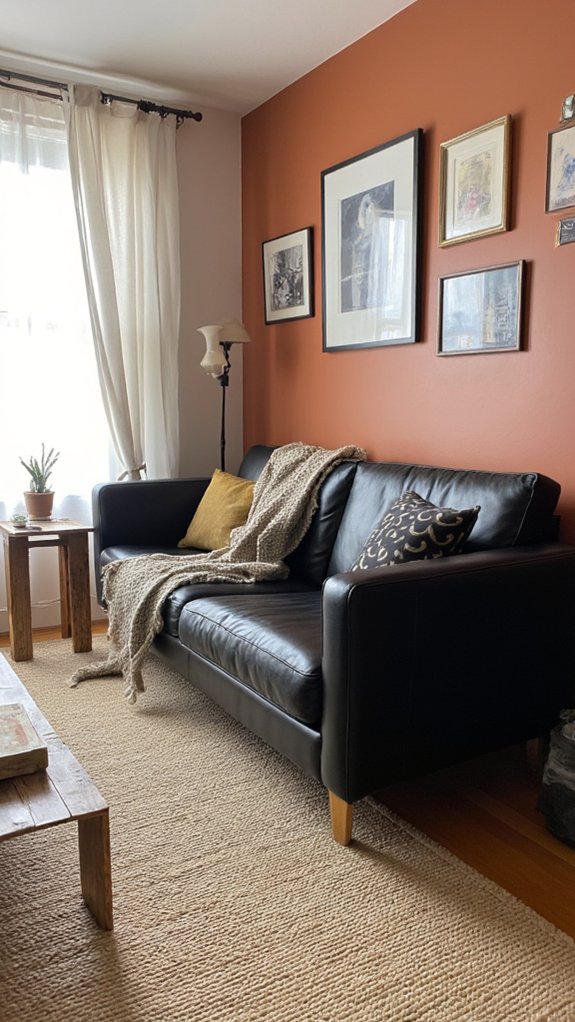 stylish side tables enhance aesthetics