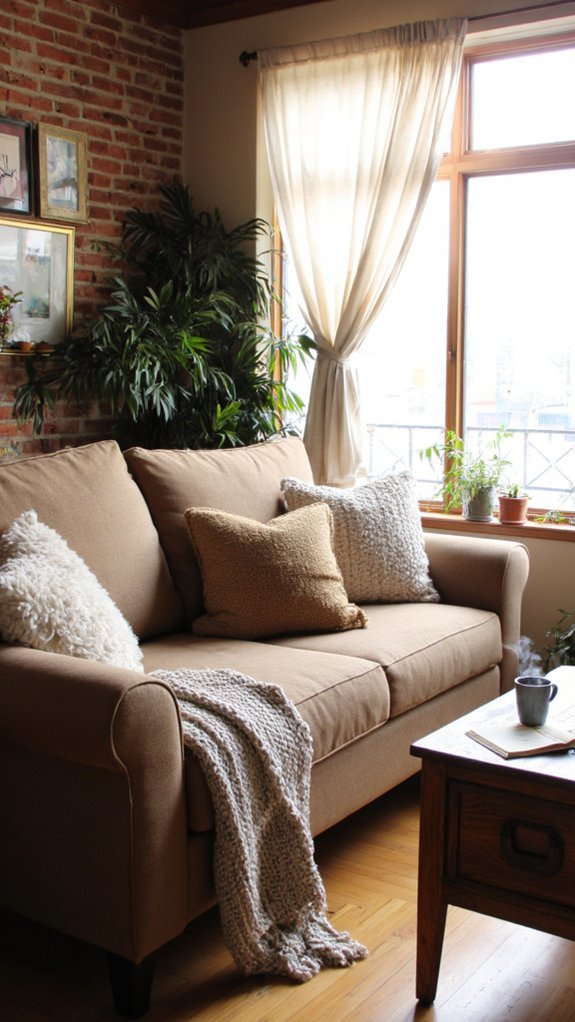 stylish sleeper sofas enhance accommodations