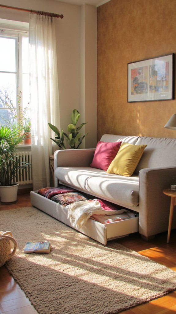 stylish storage solution sofa