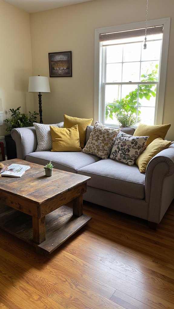 stylish two tone sofa design