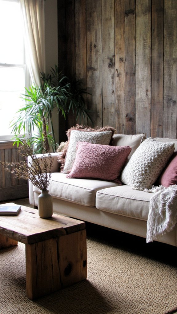 textured fabrics create depth