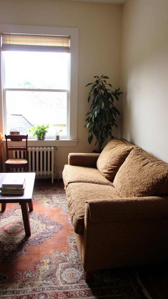 textured fabrics enhance living rooms