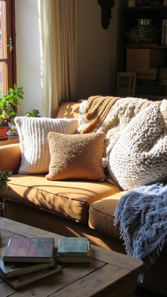 textured knits enhance comfort