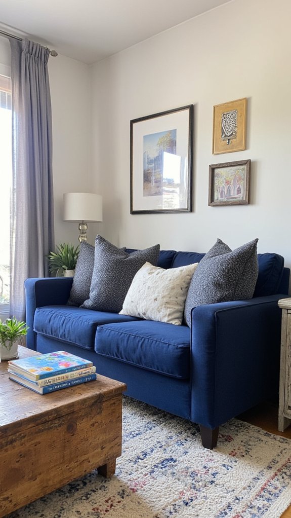 timeless blue and gray