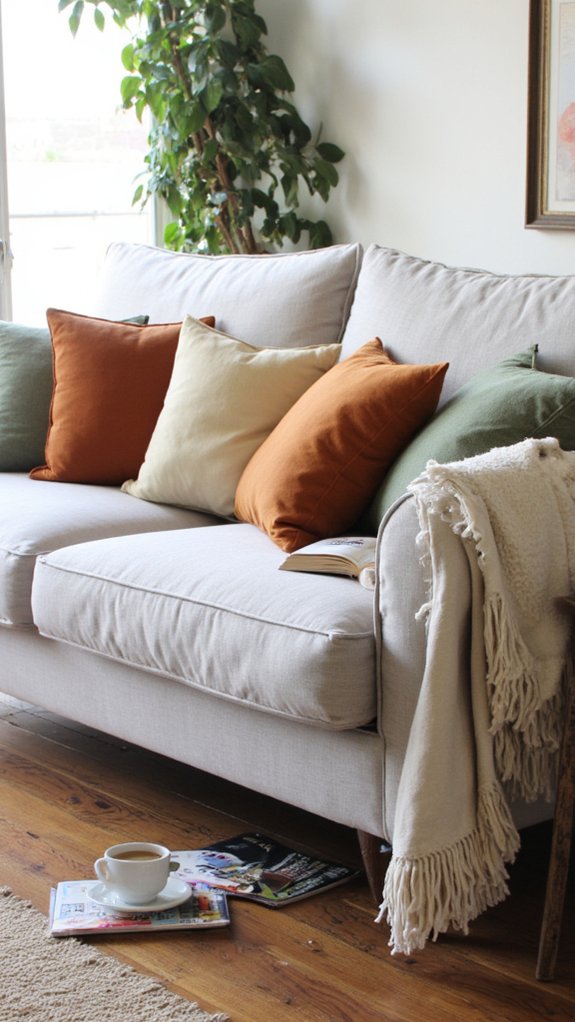 timeless elegant pillow arrangement