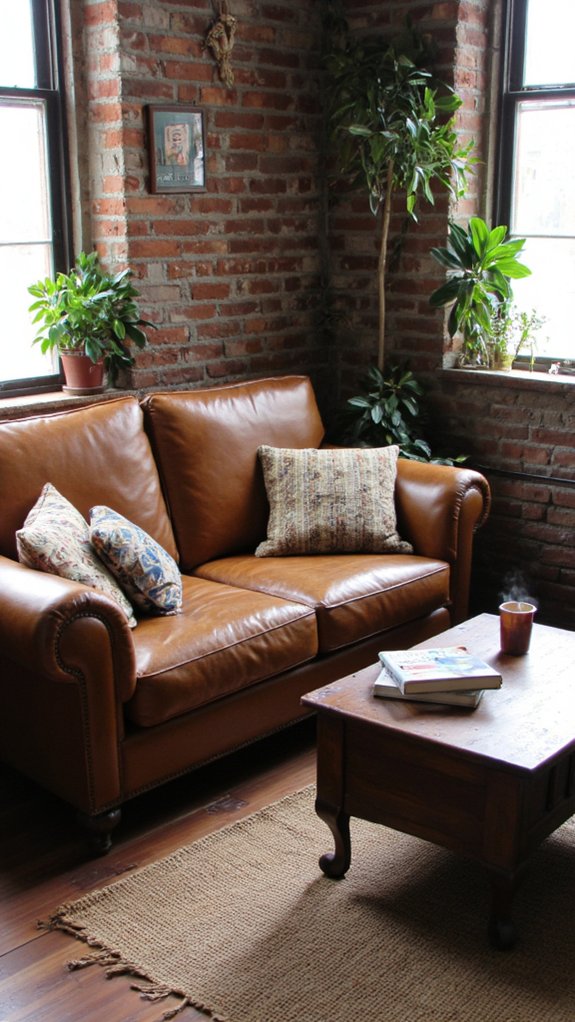 timeless leather couch appeal