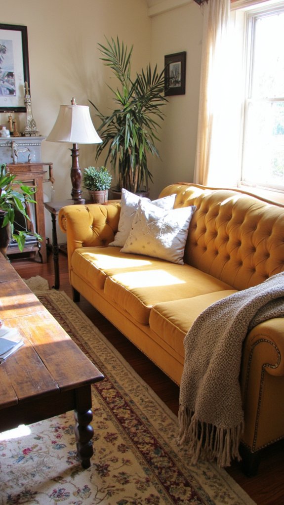 timeless tufted sofa elegance