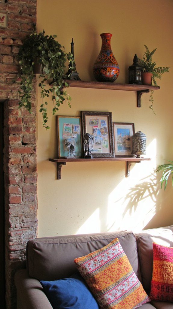 travel souvenirs display inspiration