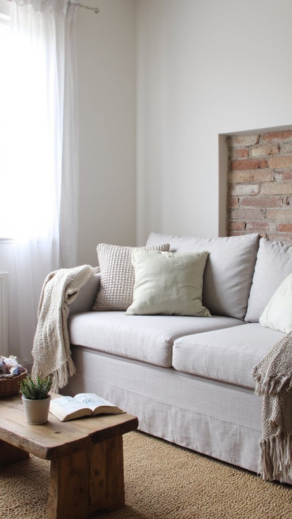 versatile light grey sofas