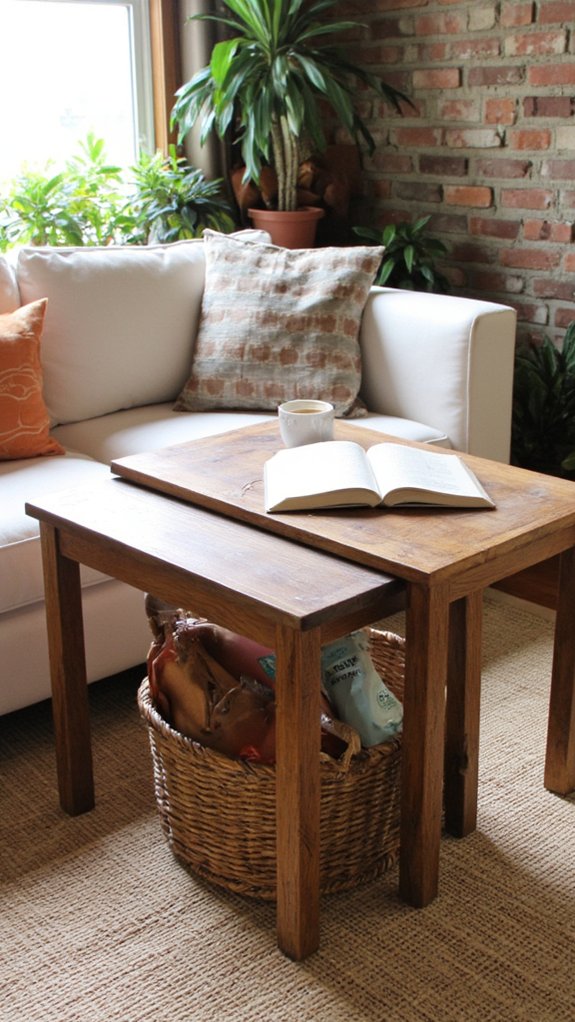 versatile nested coffee tables