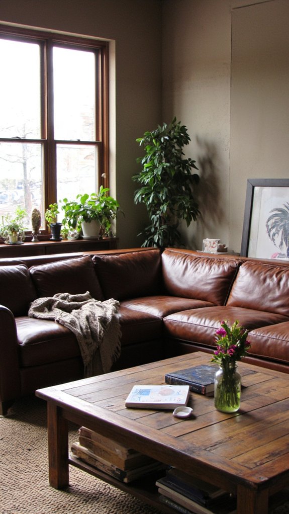 versatile sectional leather sofas