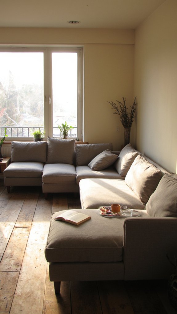 versatile space maximizing sofa