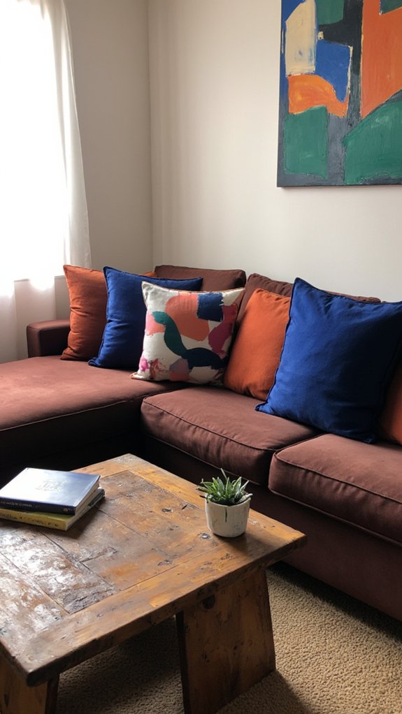 vibrant artistic abstract decor