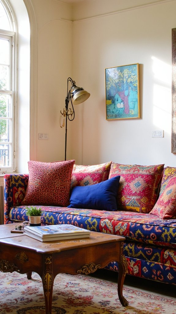 vibrant bold print decor