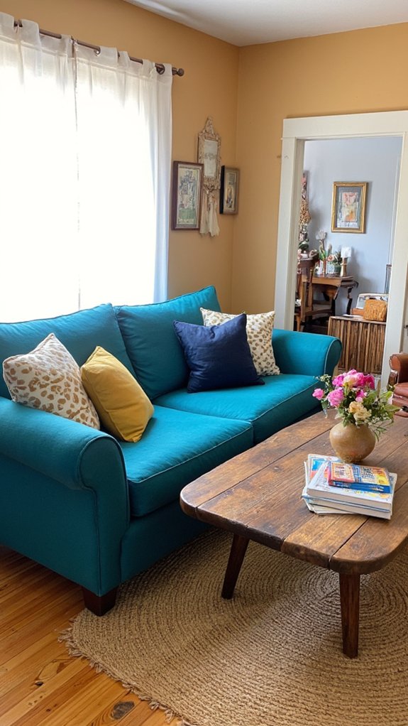 vibrant focal point color