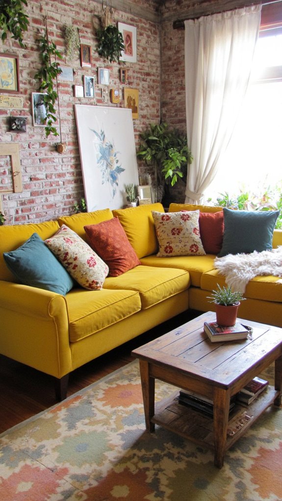 vibrant focal point seating