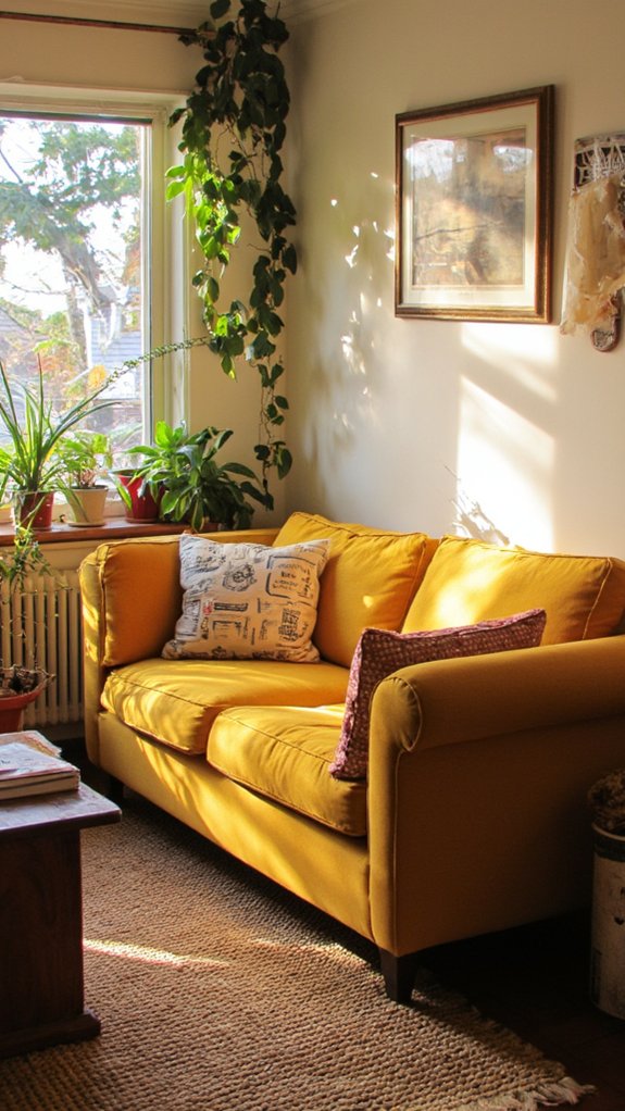 vibrant focal point sofas