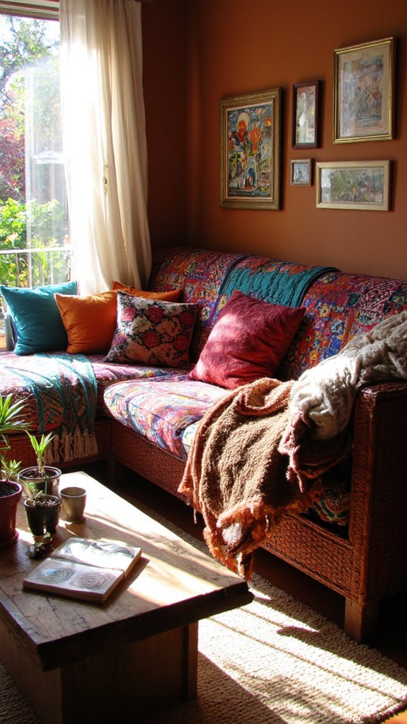 vibrant patterns and textures