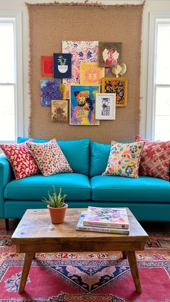 vibrant patterns and textures