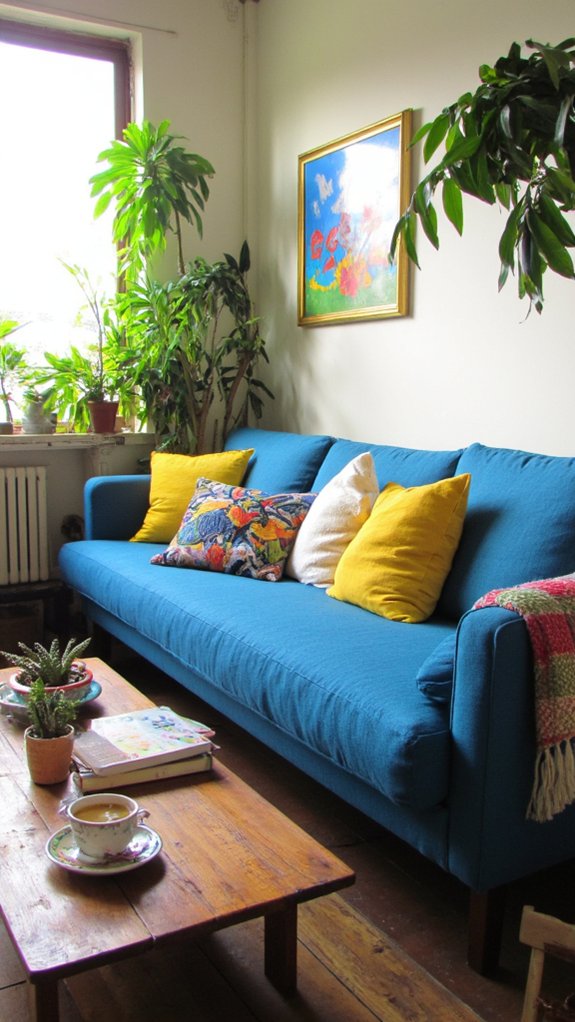 vibrant plants enhance atmosphere