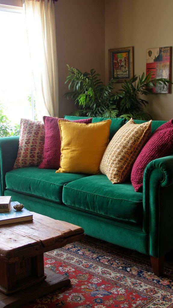 vibrant plush statement furniture