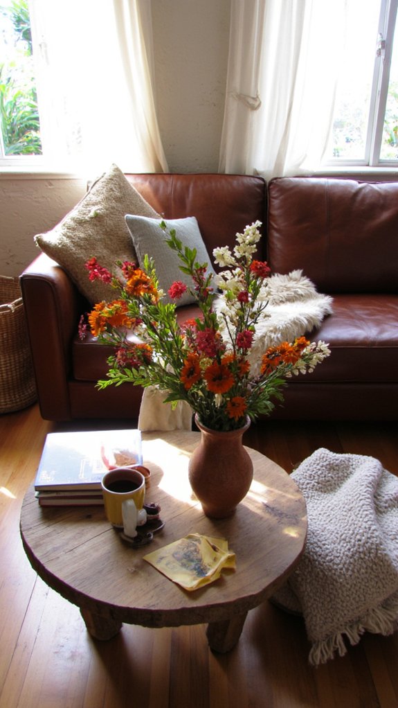 vibrant seasonal flower arrangements