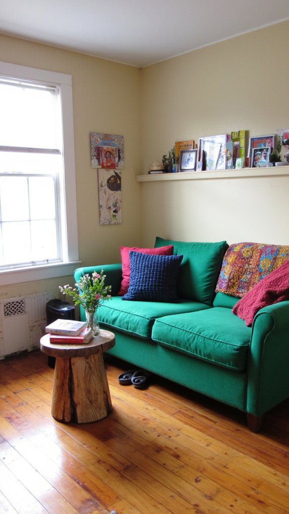 vibrant sofas energize spaces