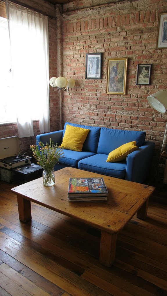 vintage decor adds warmth