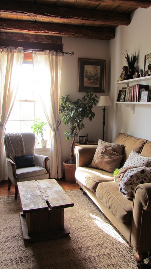 vintage finds create warmth