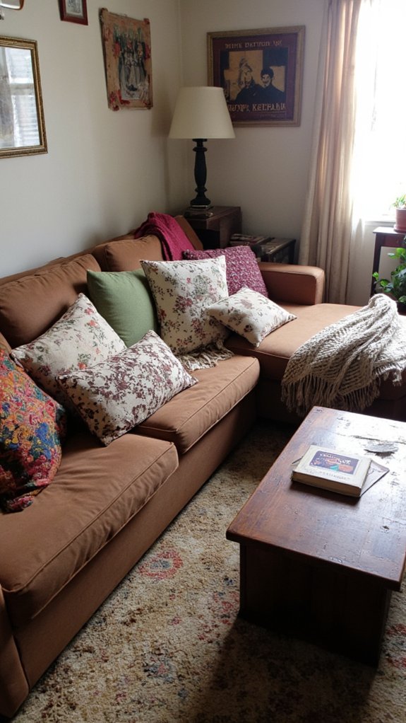 vintage finds enhance decor