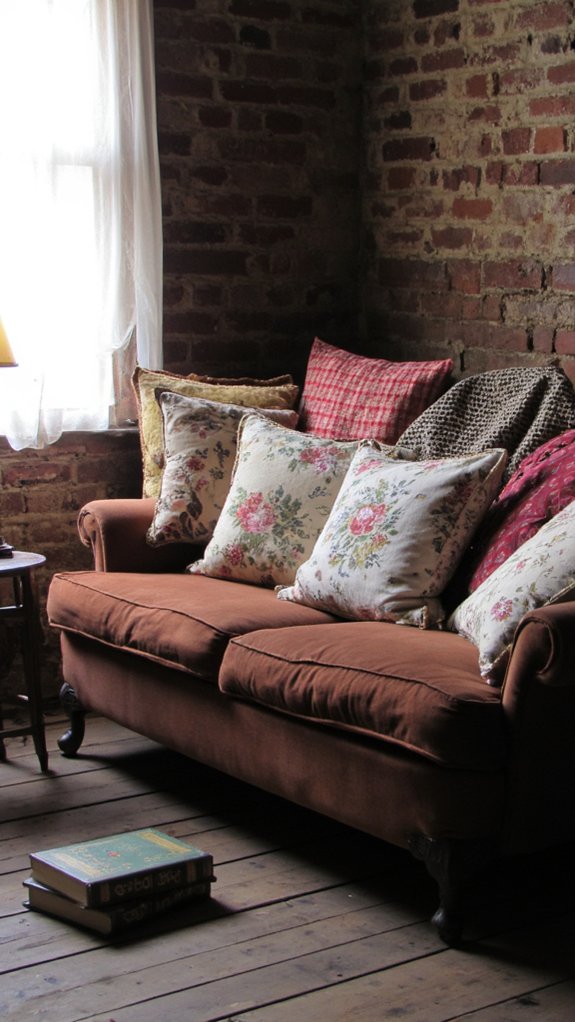 vintage pillows as treasures