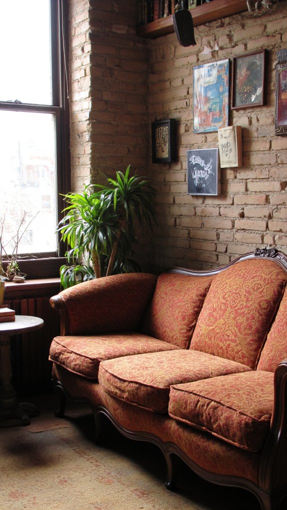 vintage sofas add charm