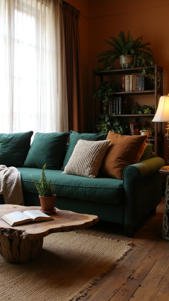 warm lighting enhances ambiance