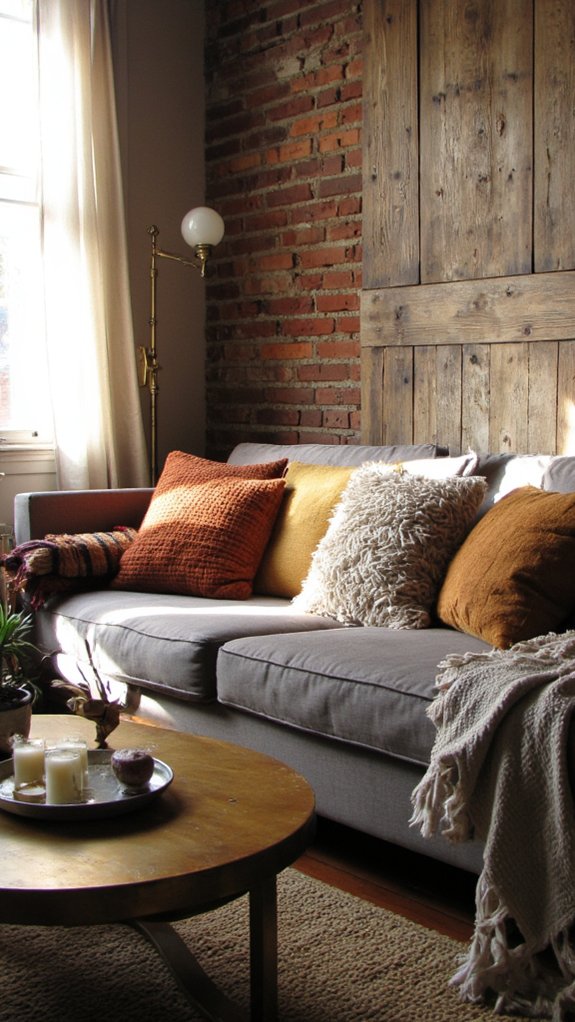 warm metallic accents elevate