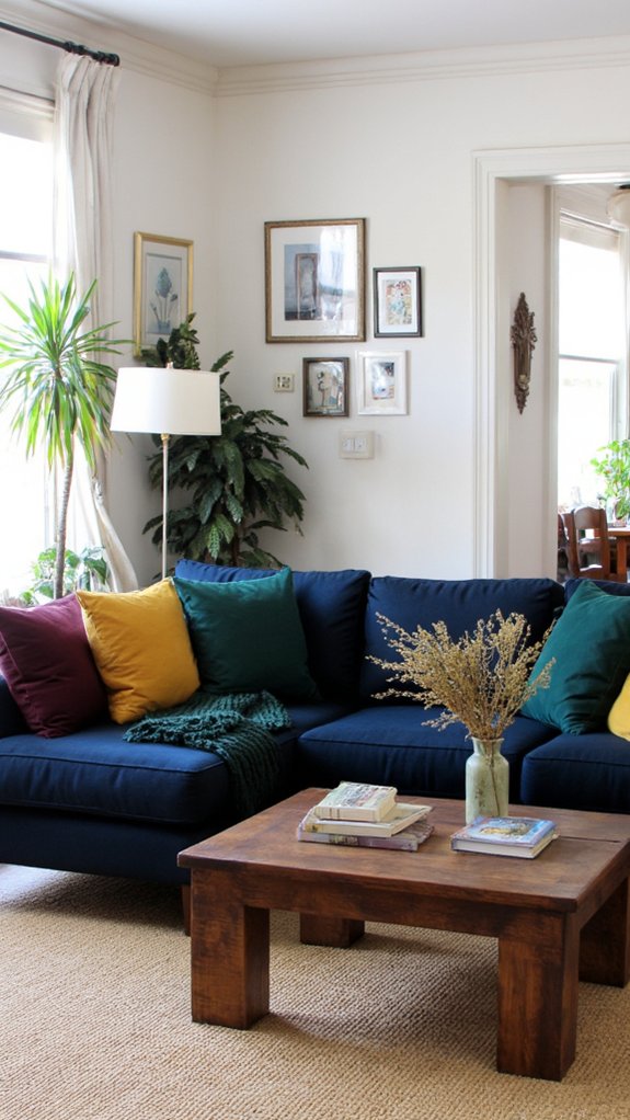 warm walnut decor accents