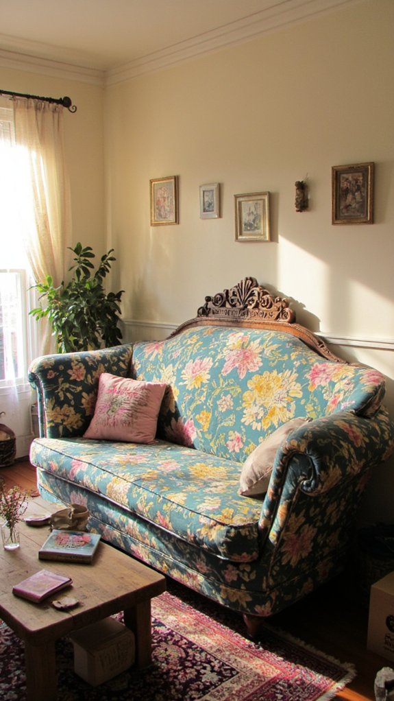 whimsical curved sofa charm