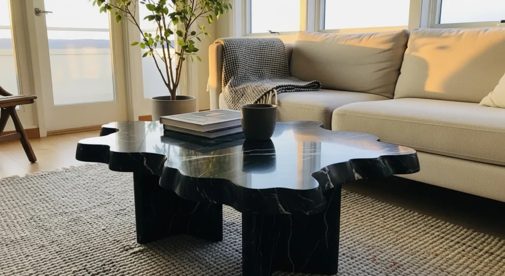 20 Bold Black Coffee Table Designs That Anchor The Room