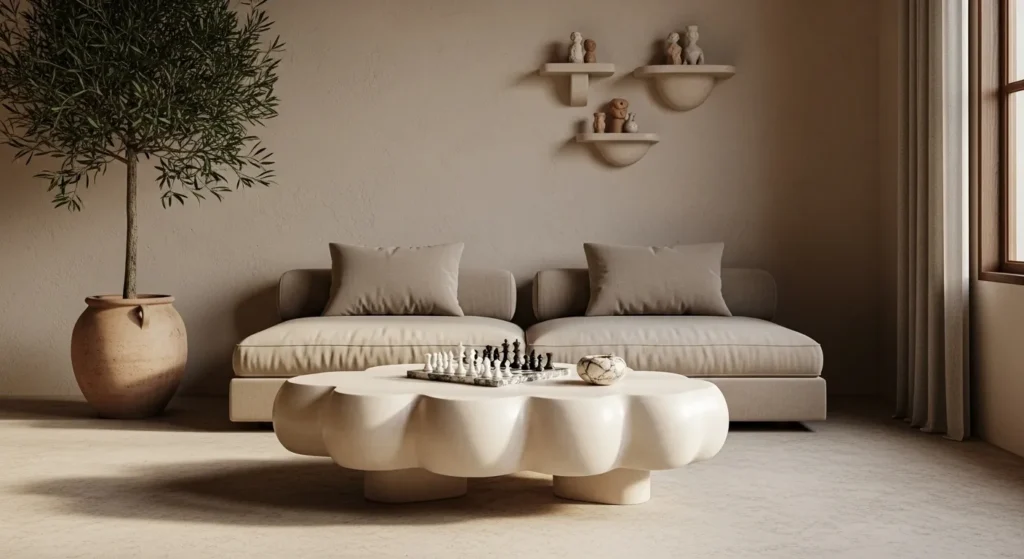 24 Dreamy Organic Shaped Coffee Tables With Soft Flow