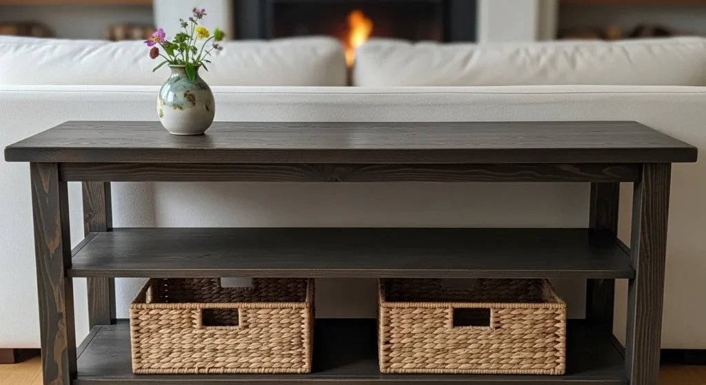 24 Practical Sofa Table Design Ideas That Fit Any Seating