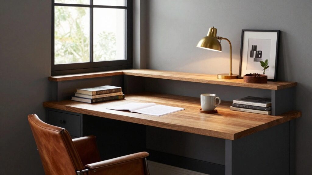 23 Charcoal and Wood Office Decor Ideas That Feel Grounded